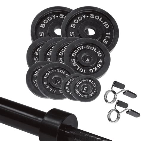 Including a pair of 10-pound, 15-pound, 25-pound, 35-pound, and 45-pound weight plates, you'll have everything you need to fully customize your weightlifting routines. . Walmart olympic weights